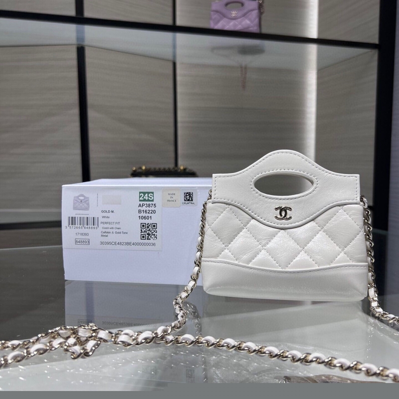 Ch*el top handle bags